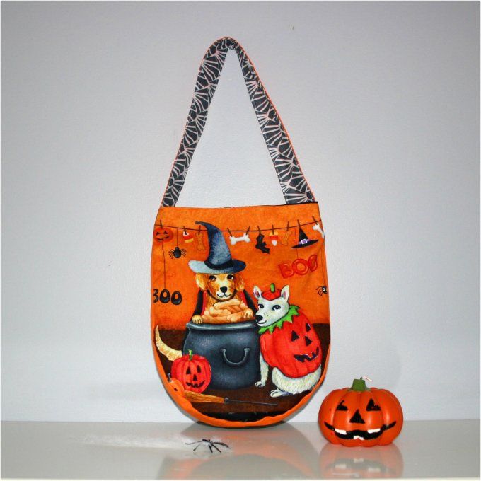 Sac Halloween orange