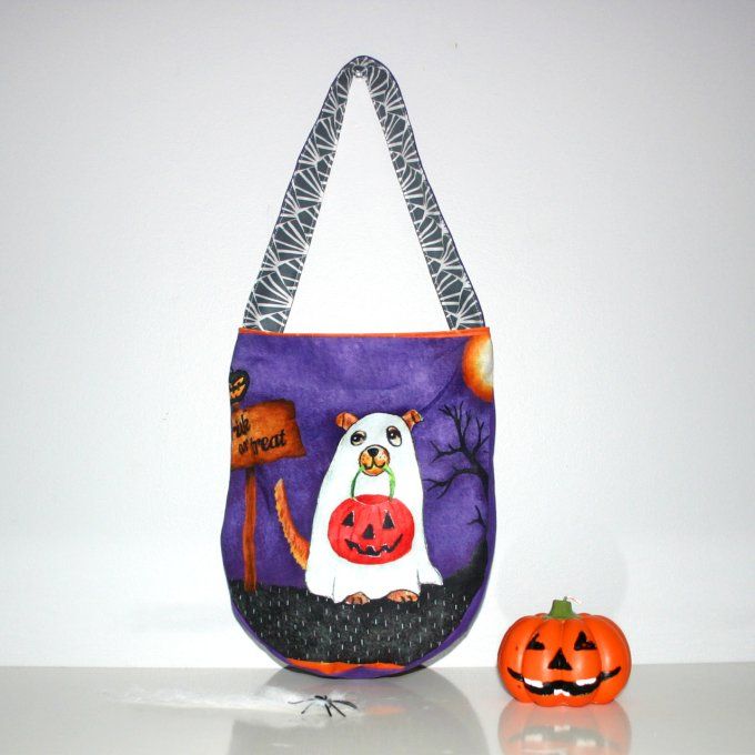 Sac Halloween violet